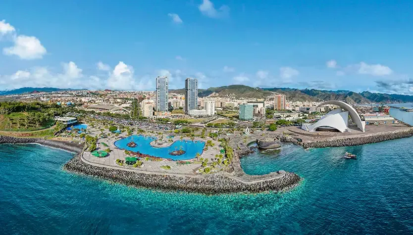 Croaziere Tenerife - Santa Cruz resort modern vedere aeriana